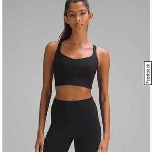Black lululemon sports bra